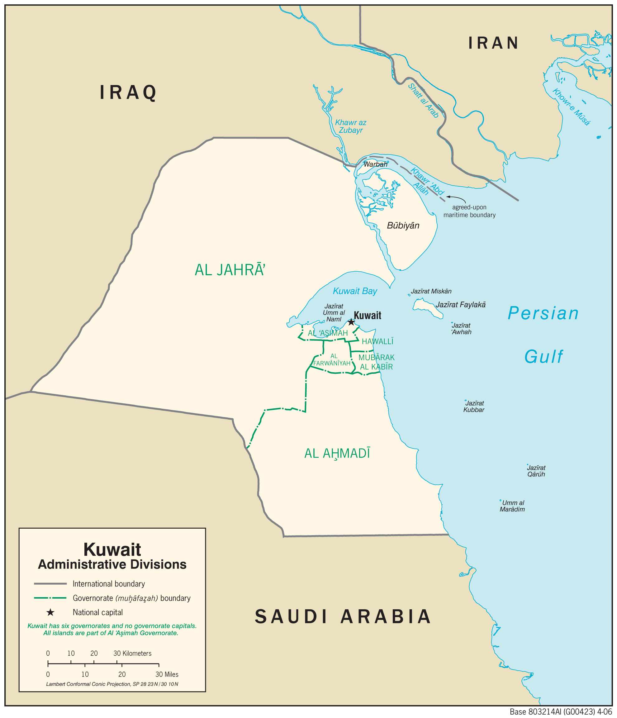 Regional Map of Kuwait preview
