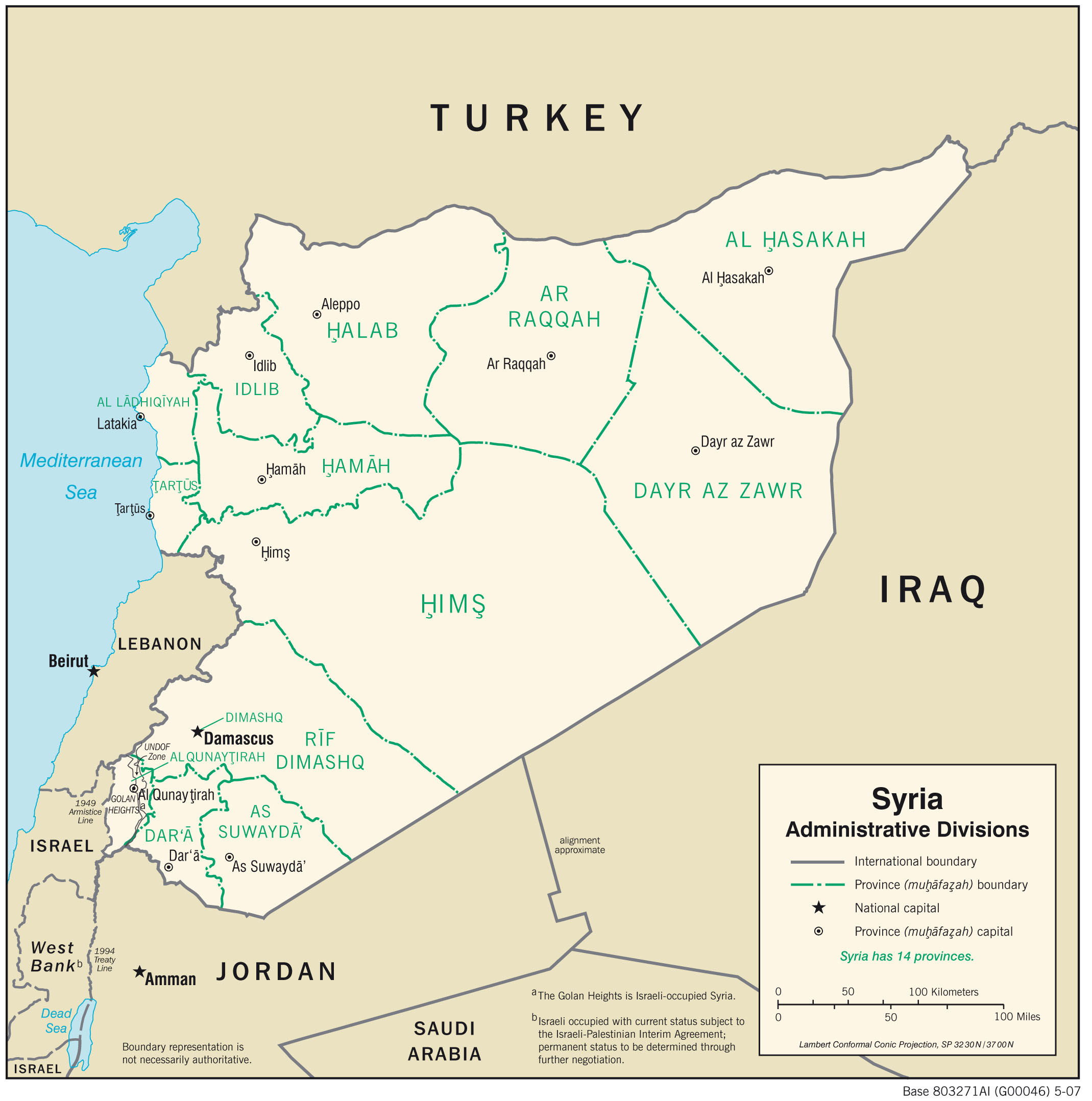 Regional Map of Syria preview
